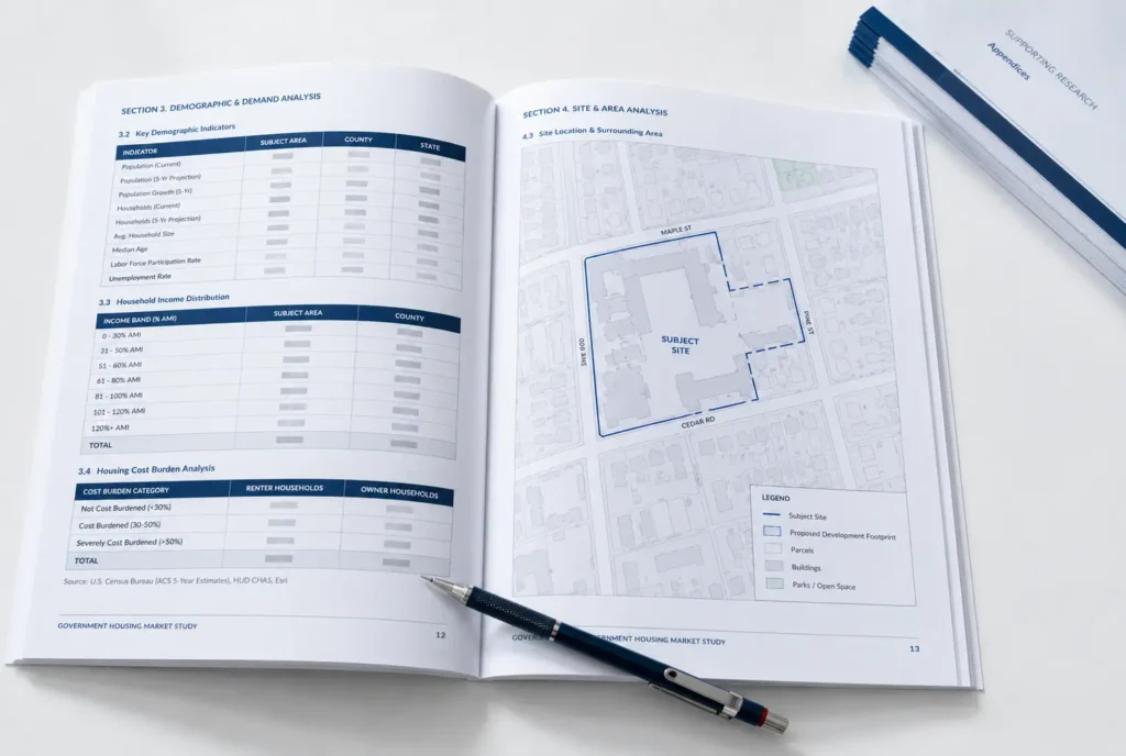 Affordable Housing Market Analysis conducted by BlueStar analysts