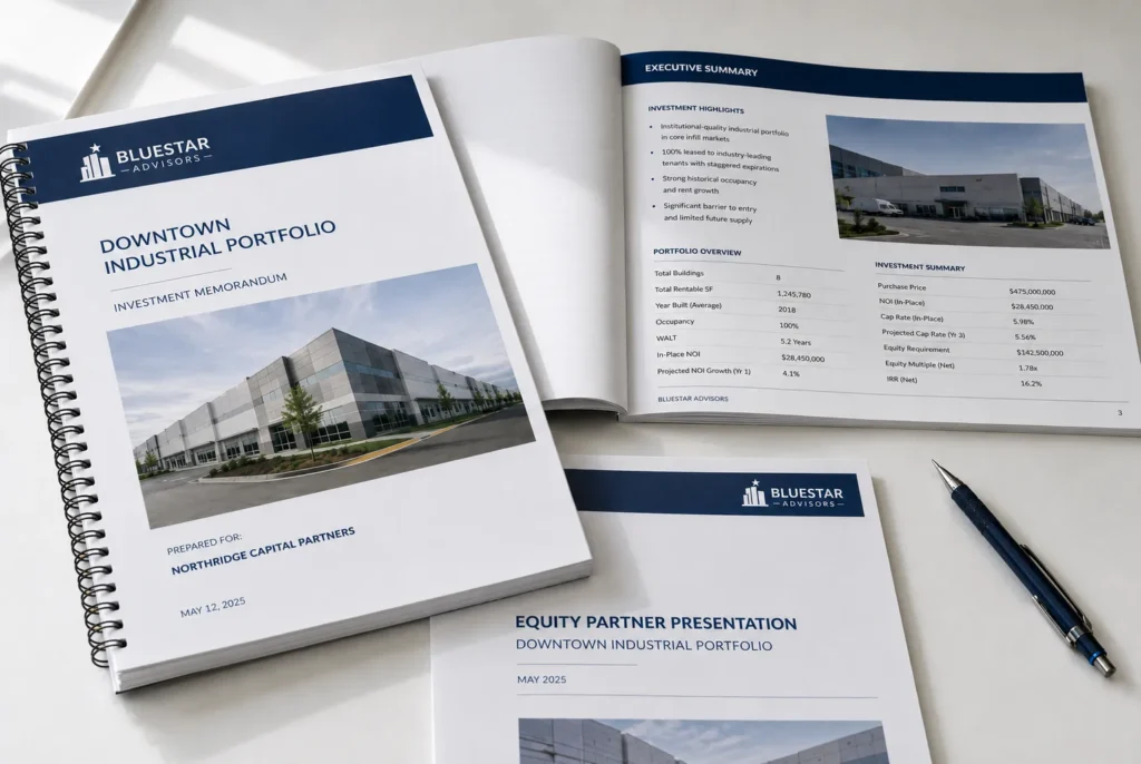 Execution Support from Site to Closing​ from BlueStar Consulting Team