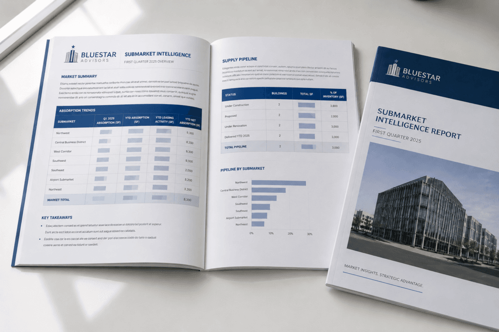 Market Analysis Reports and Submarket Intelligence for CRE Brokerage