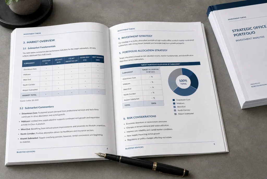 Market Insight and Portfolio Support for family offices by BSRE team